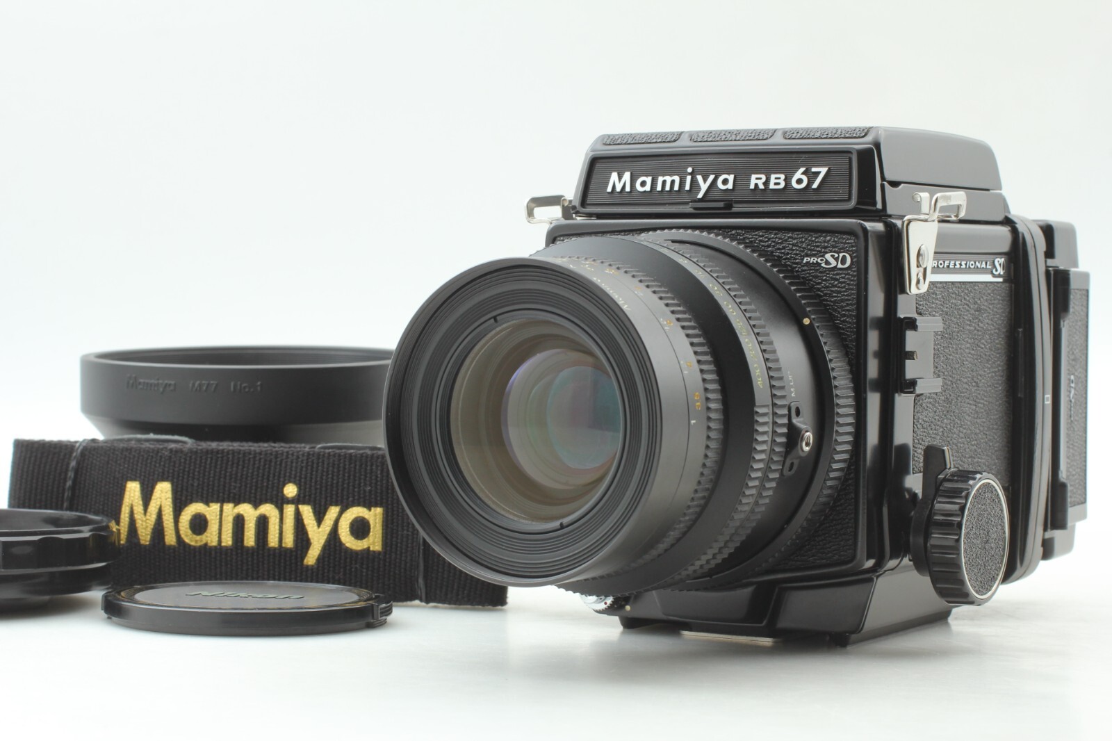 専用 Mamiya RB67 proS EXC+++++ w/ Hood] Mamiya RB67 Pro SD Camera KL 90mm 120 Film