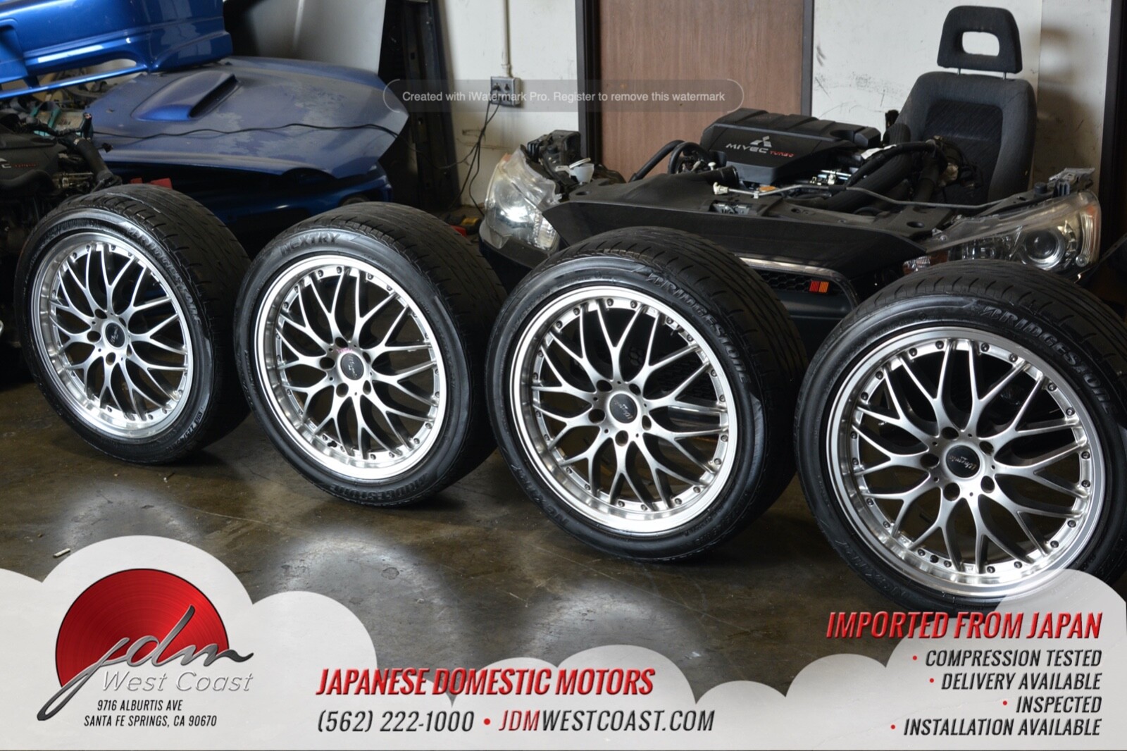 4本セット MONZA JAPAN Warwic DEEPRAND (HB/MCPR) 17インチ 7.0