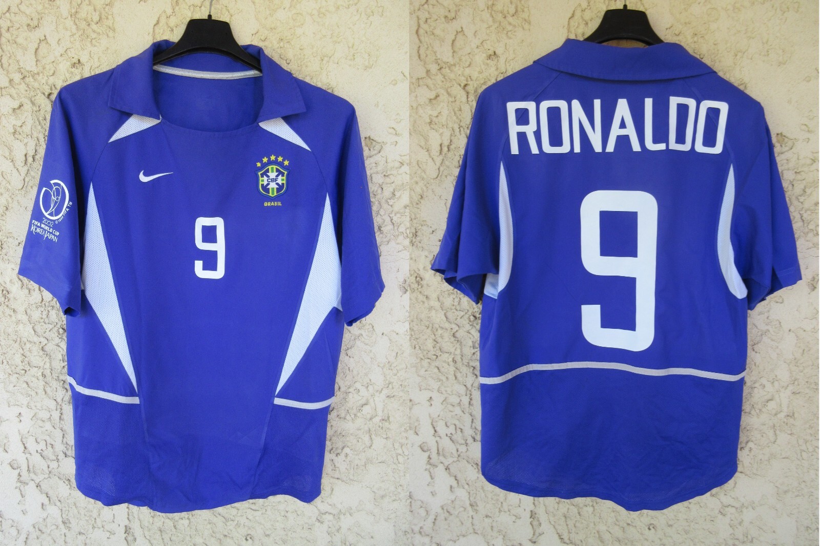 ブラジル代表　2002 ユニフォーム　アウェイ　ロナウド ブラジル代表 2002 ユニフォーム アウェイ ロナウド - メルカリ