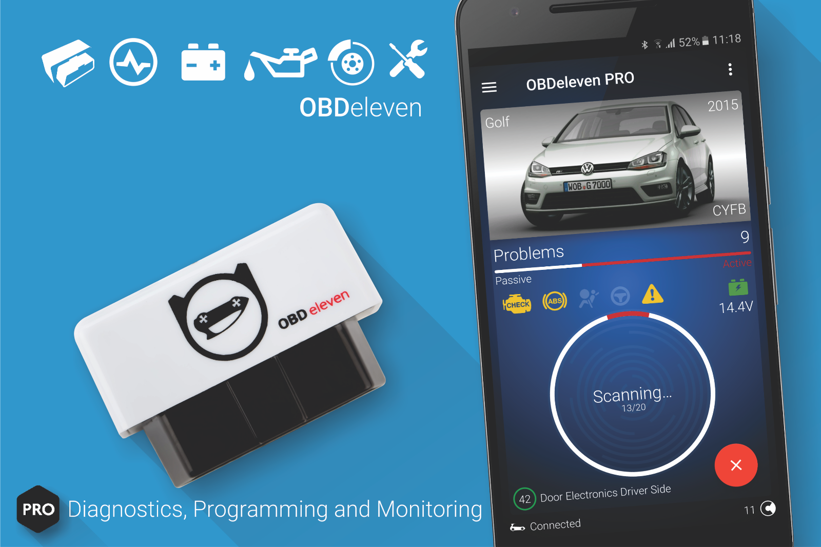Vag андроид. Obdeleven diagnostic pro. obdeleven приложение. активация скрытых функций vag. obdeleven 1.7.