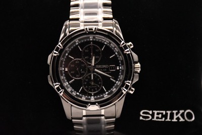 FREE SHIPPING**NEW* Seiko SSC143 Men's Solar Chronograph  Watch- MSRP $425