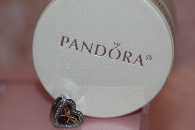 NIB PANDORA LIMITED EDITION BOUND BY LOVE CHARM USB796200 $90 LE BOX INC 14K SS