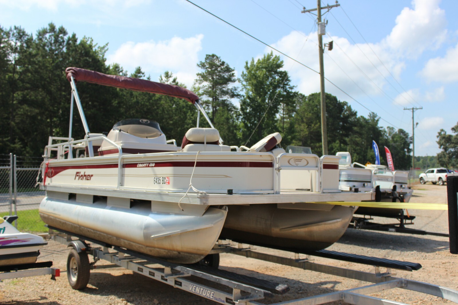 2004 Fisher Liberty 180 Pontoon