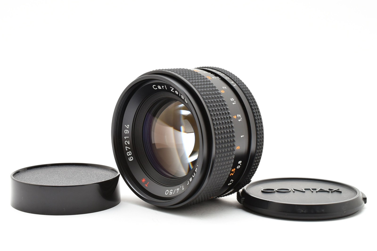 Contax Carl Zeiss Planar T* 50mm F/1.4 MMJ Lens CLA'd JAPAN