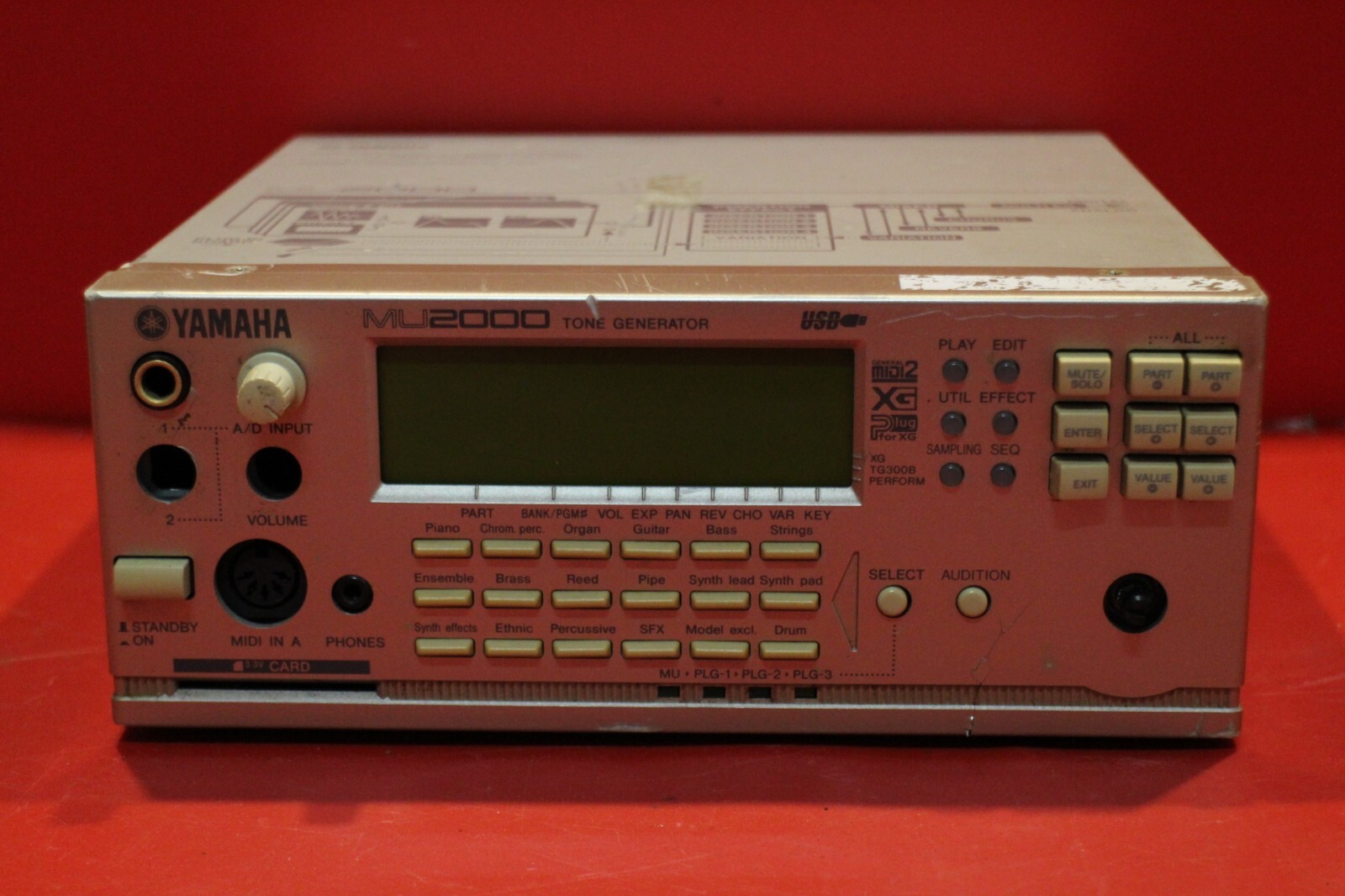 USED YAMAHA MU 2000 EX Sound Module Tone Generator from