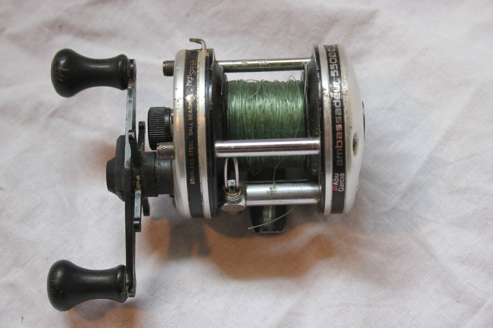 Abu Garcia Ambassadeur 5500 C Fishing Reel Silver Made in Abu Garcia Ambassadeur 5500 C Fishing Reel Silver Made in