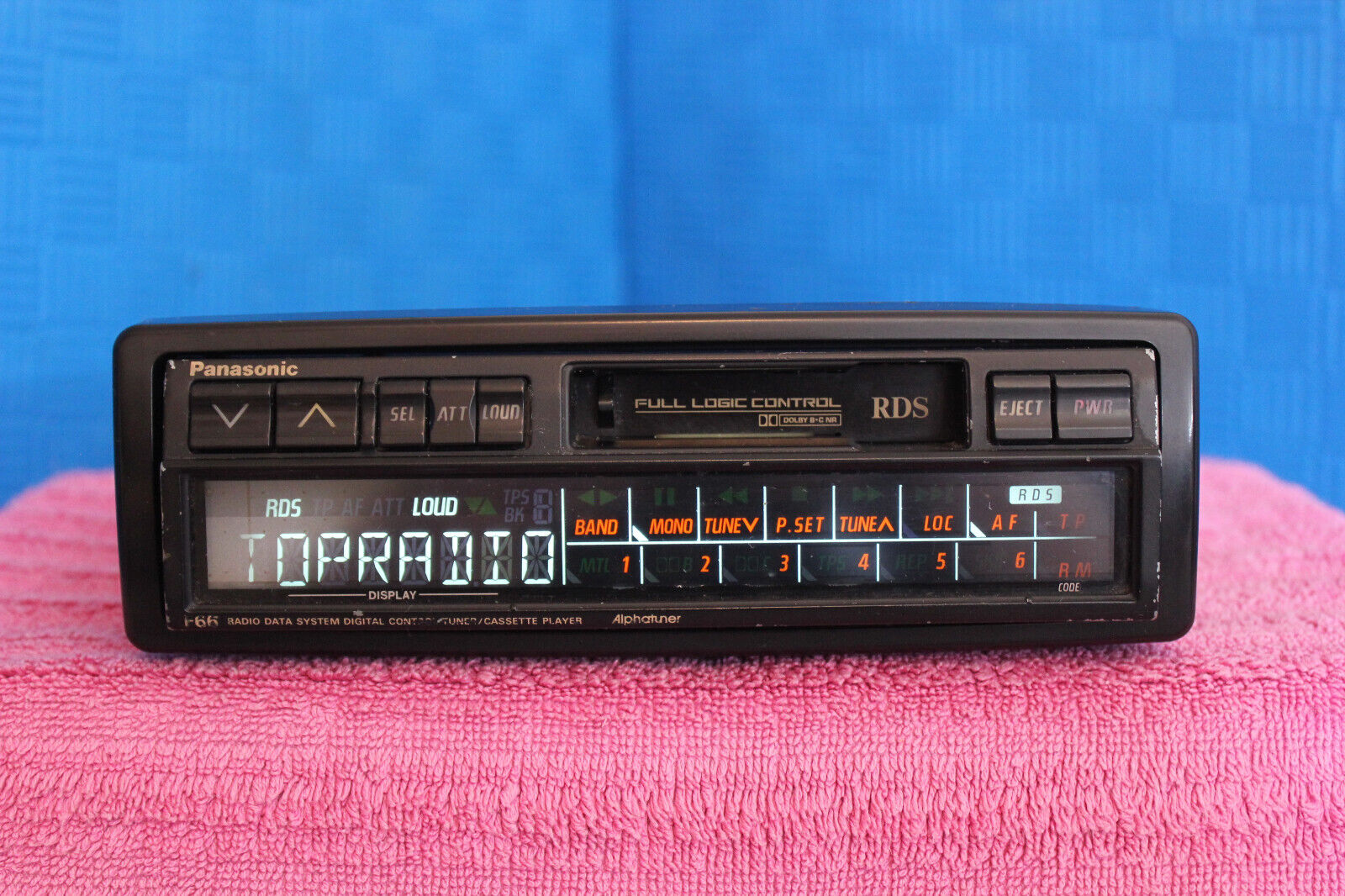 Panasonic CQ-F66EG Old School 1980s-1990s Radio/CC Deck Touchscreen Super Rare Panasonic CQ-F66EG Old School 1980s-1990s Radio/CC Deck Touchscreen Super Rare