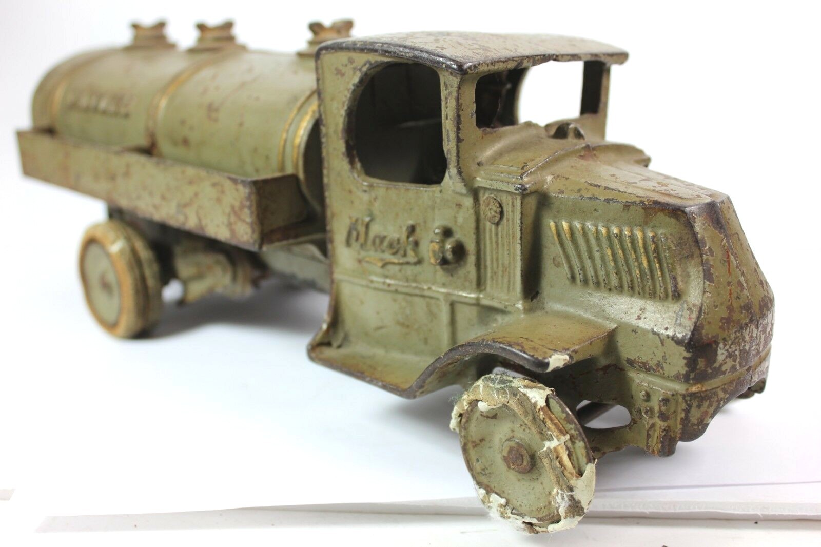 Authentic Arcade MACK Cast Iron AR152 GASOLINE Truck 13 1/4