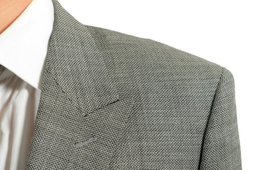 Pre-owned Versace Collection Men's 100% Wool Gray Two Button Suit Size 40 42 44 46