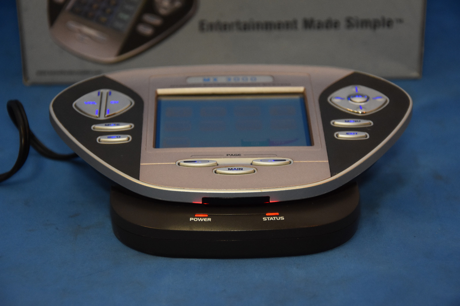 URC Universal MX 3000 Touchscreen Remote Control MX3000 Works Great!! RF IR