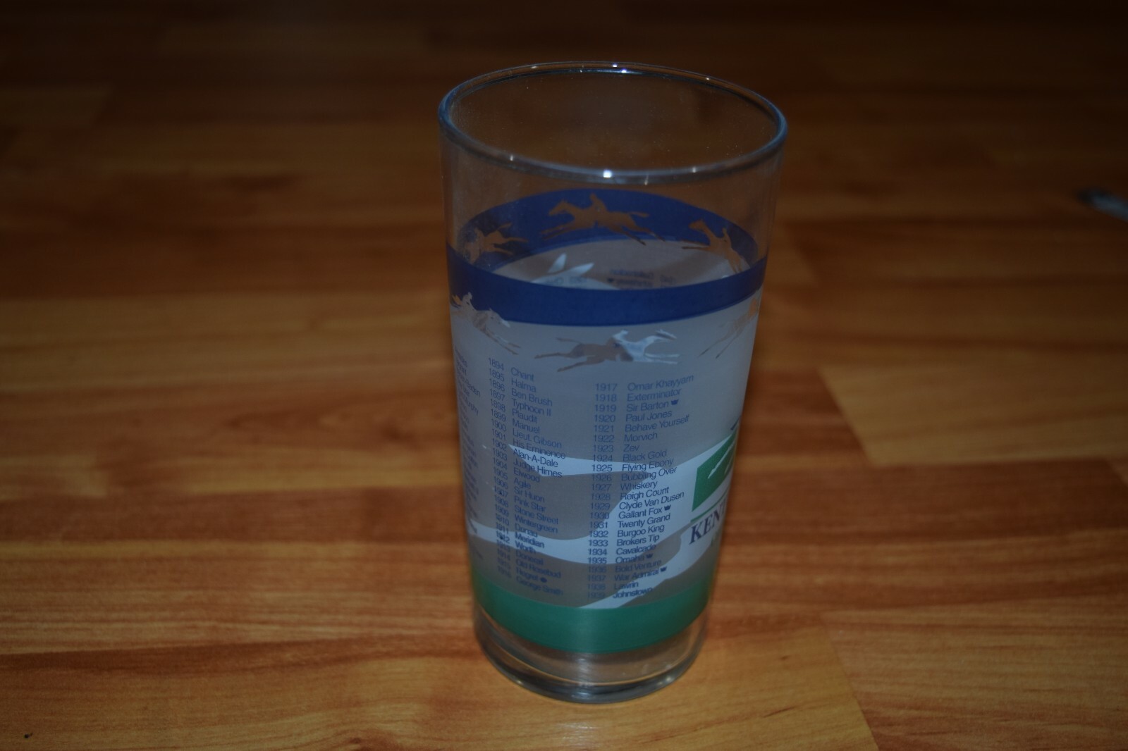 128th Kentucky Derby Collectible Glass