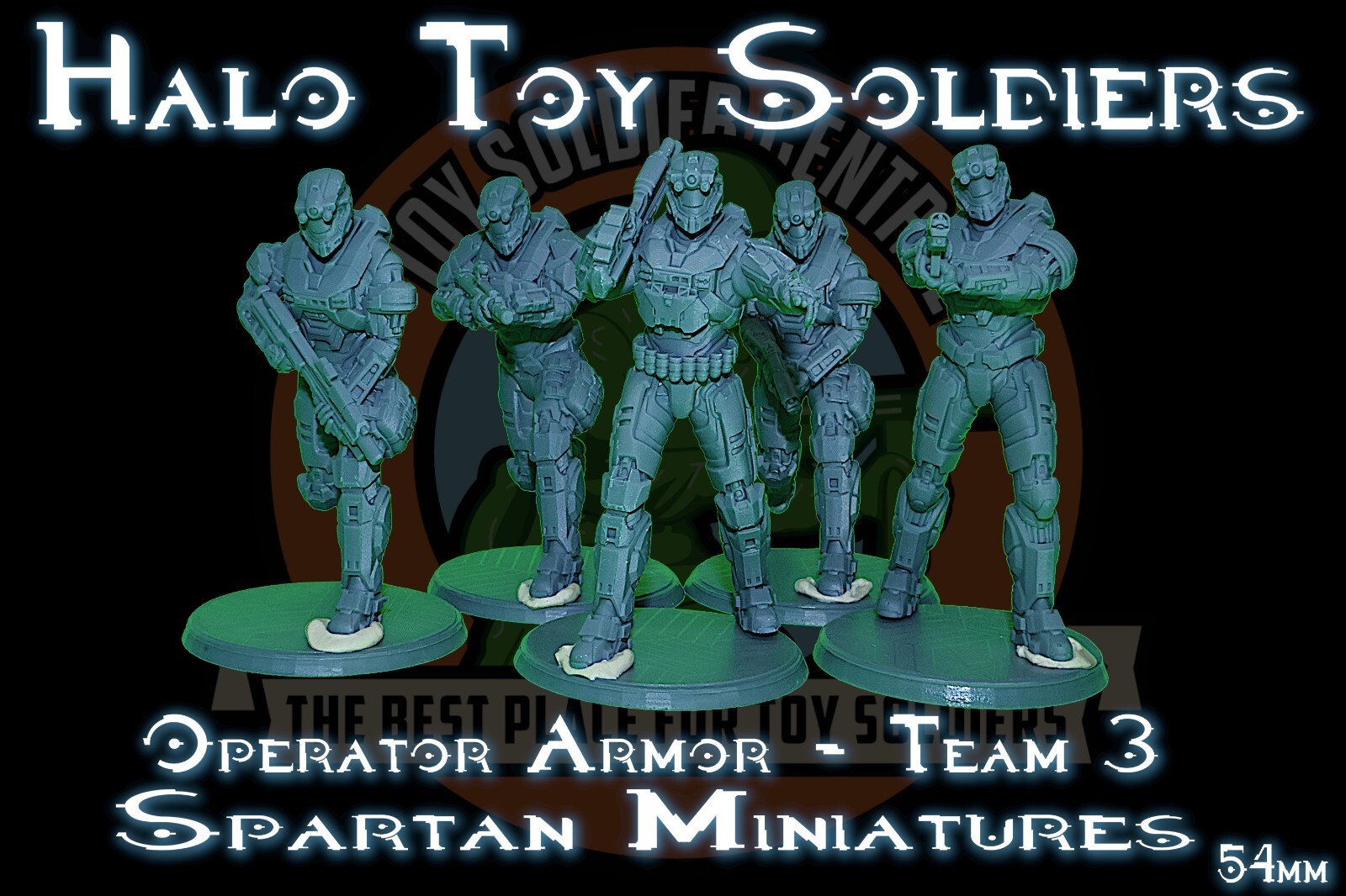 Halo Toy Soldiers - Operator Spartan 54mm (1:32 Scale)- 5