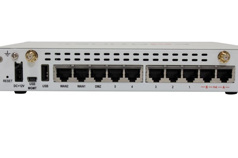 Fortinet FortiWiFi FWF-60D-POE 10-Ports 12V Network Security Firewall Appliance