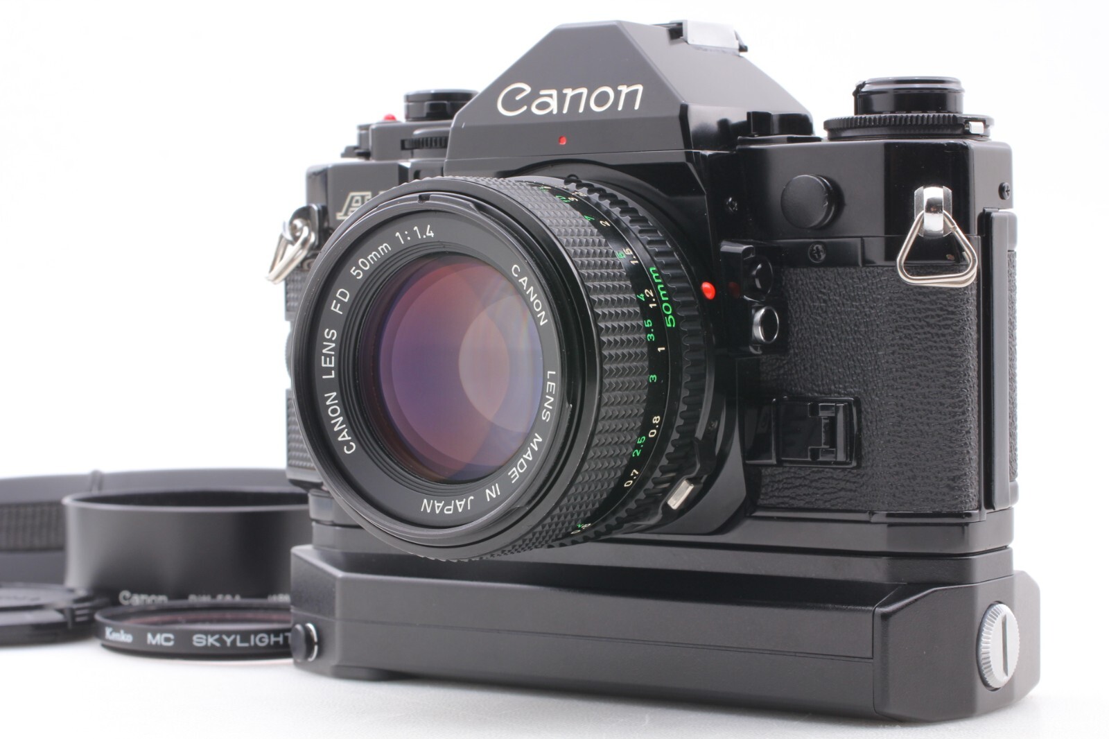 Canon A-1 POWER WINDER A2 キヤノン MINT Canon A-1 35mm Film Camera w/ Power Winder A2 New FD