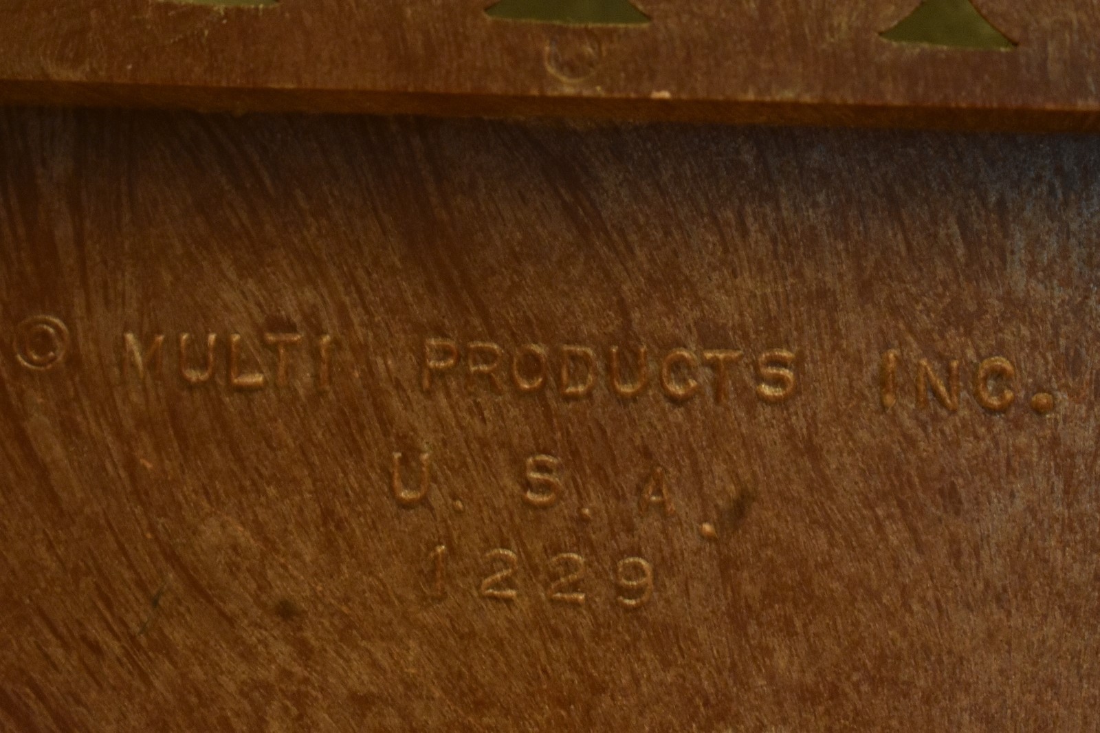 The Hurrier I Go the Behinder I Get Trivet Multi Products, Inc 6 inch tall USA