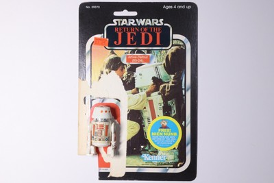 Vintage Original Kenner Star Wars R5-D4 Arfive-Defour Figure w/ 48 Cardback