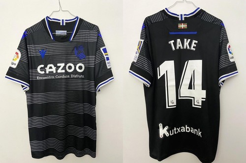 Real Sociedad TAKE 14番ユニフォーム Mサイズ Maillot Real Sociedad / Take Kubo 14 / Japon J.League / Blue