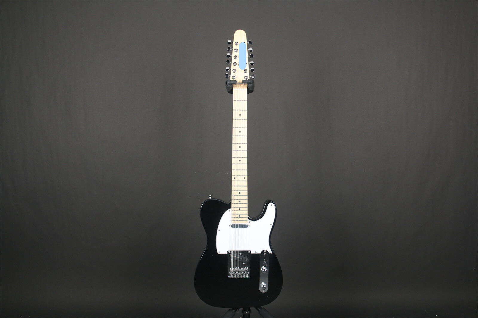 Sonic Telecaster 12 String Electric Guitar Black Body Maple Fretboard 2S Sonic Telecaster 12 String Electric Guitar Black Body Maple Fretboard 2S