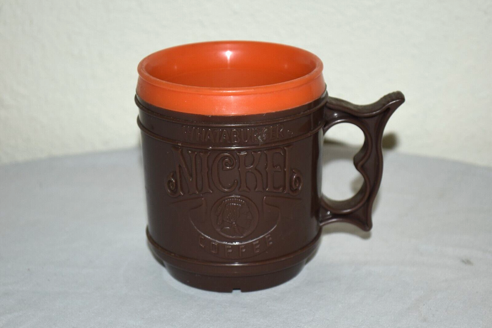 Vintage Teledyne Mecca insulated WHATABURGER Nickel Coffee Vintage Teledyne Mecca insulated WHATABURGER Nickel Coffee