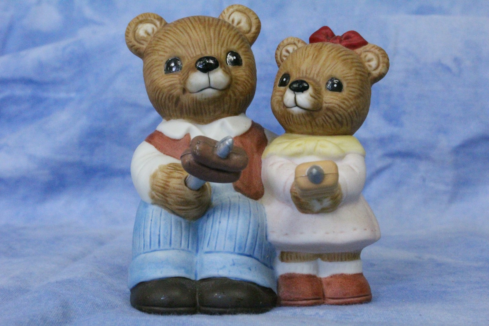 Vintage Homco ceramic figurines group # 1446 Sri Lanka