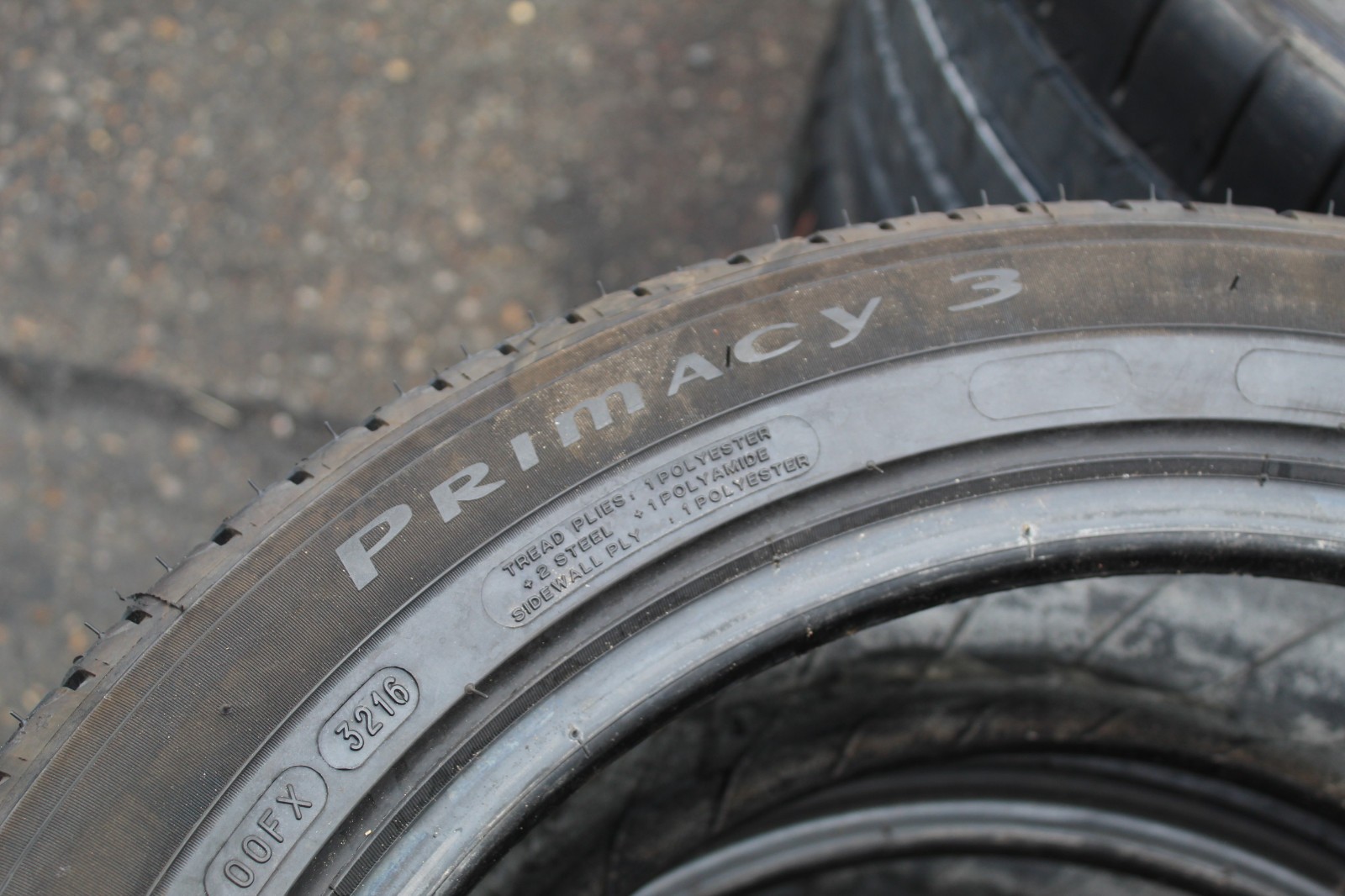 New 225 50 18 Michelin, Primacy 3, 95V, x1 Tyre (F1_tyres) L3685