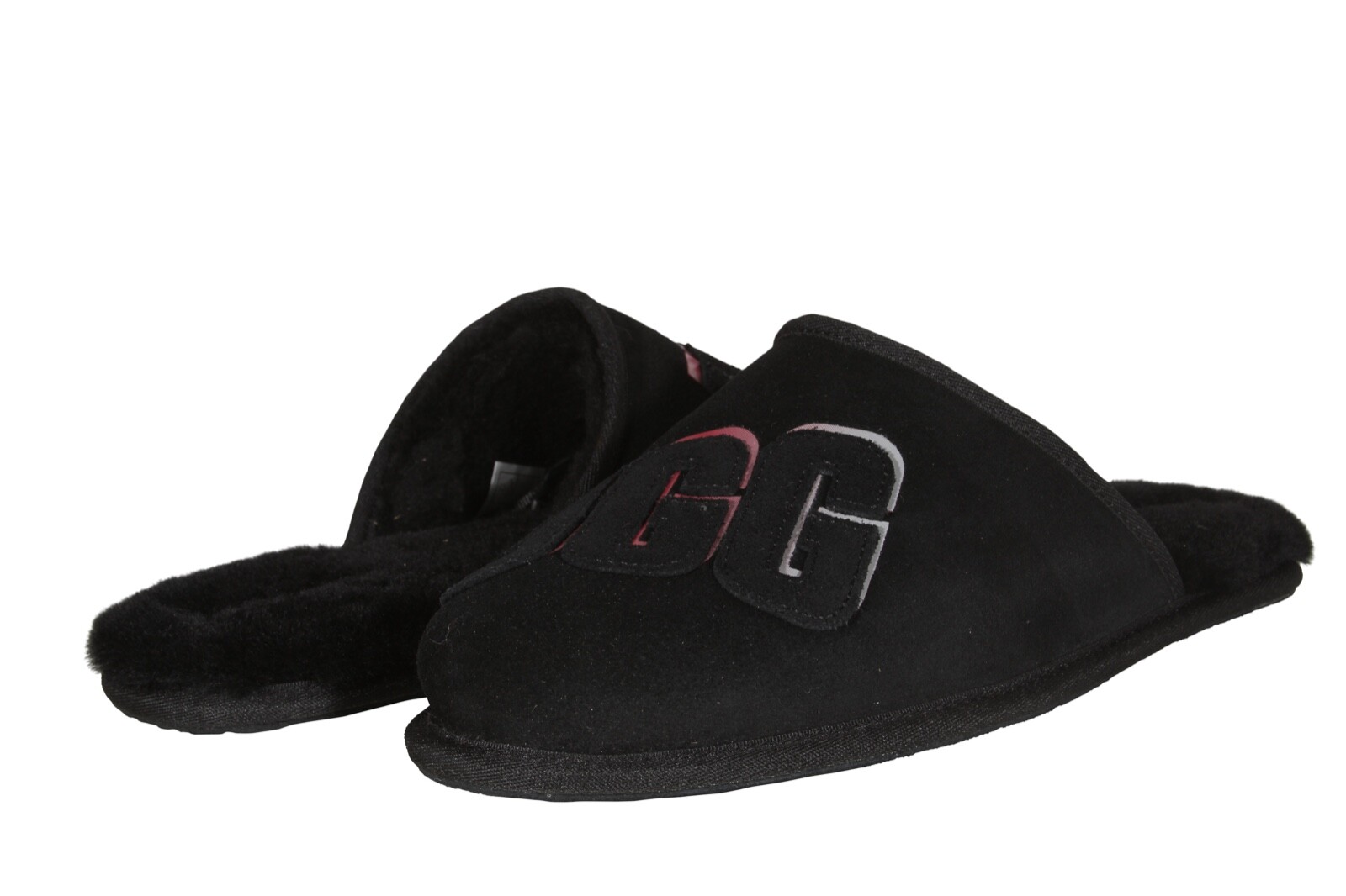 

Мужские тапочки UGG Scuff Graphic Shadow черного цвета 1129139-BLK, Черный, 1129139-BLK