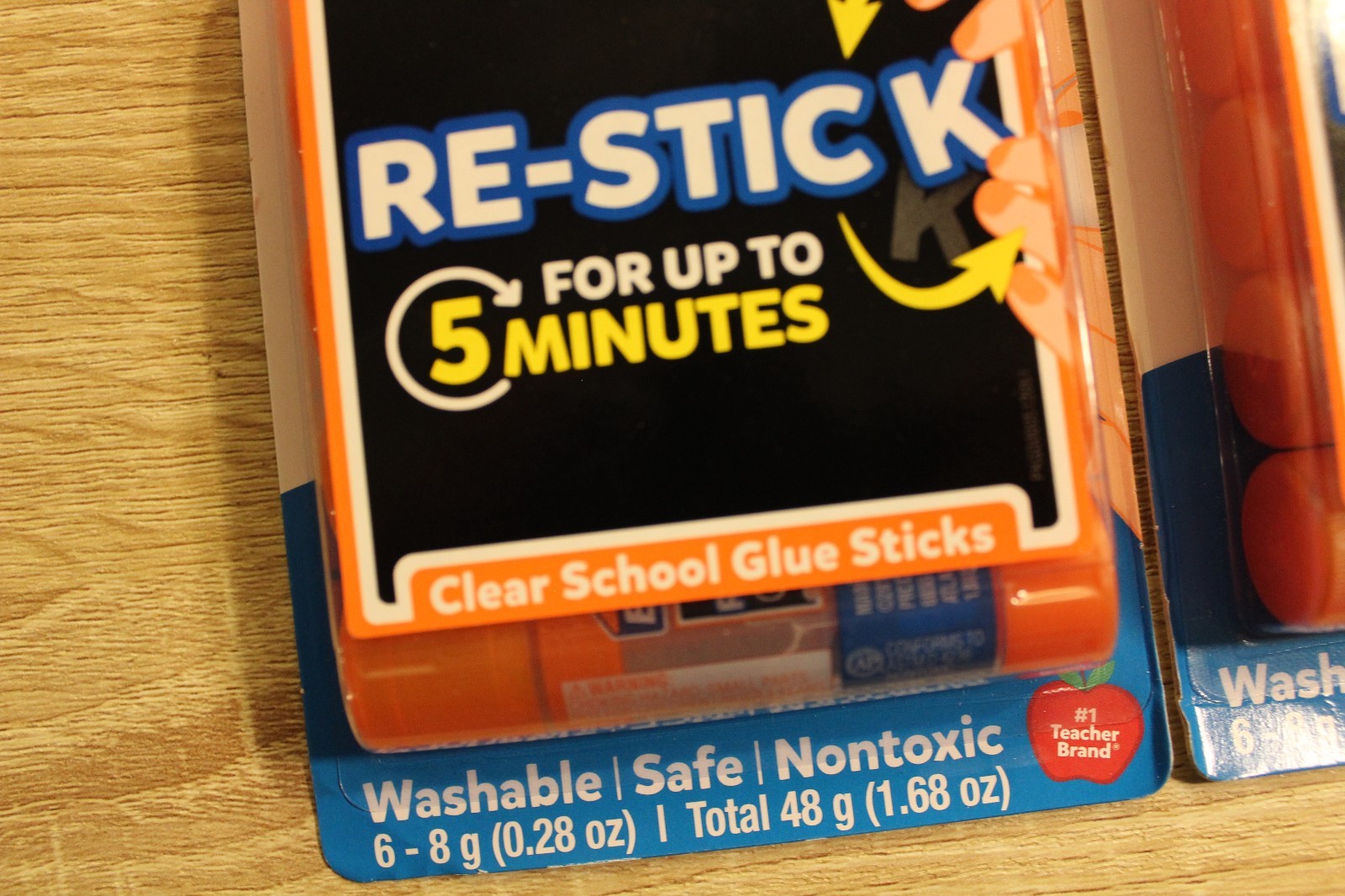 x12 Elmer's Washable Safe Re-Stick School Glue Sticks, Clear