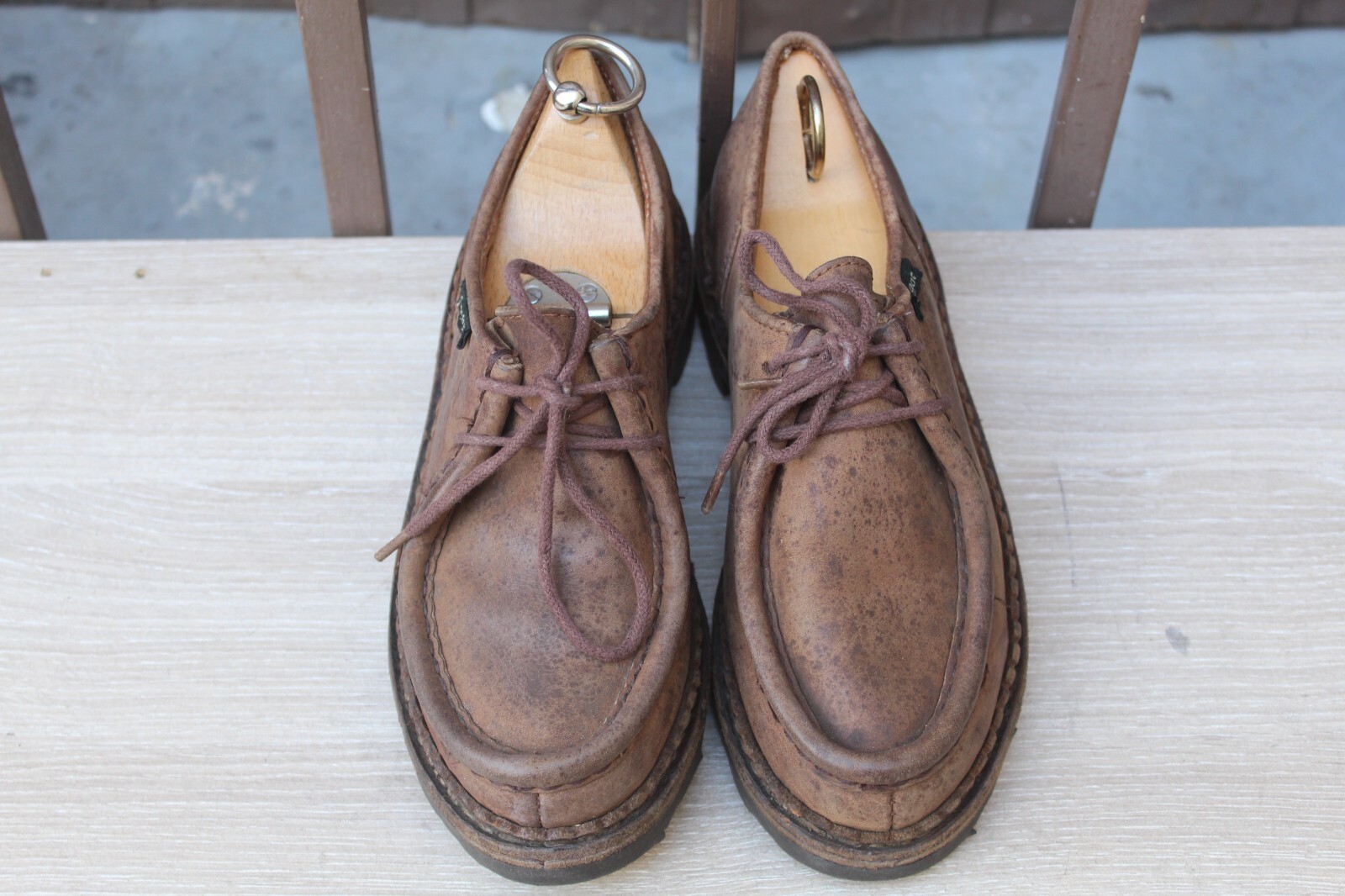 Paraboot Michael ハラコ 41 PARABOOT - Derby 184737- MICHAEL/MARCHE NOIX - VEL WHISKY