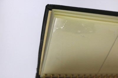 Vintage Faux Ostrich Photo Album JAPAN w/ Index 11.5