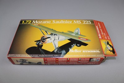 ZF566 Heller humbrol 1/72 maquette avion 80216 Morane Saulnier MS 225 année 1986