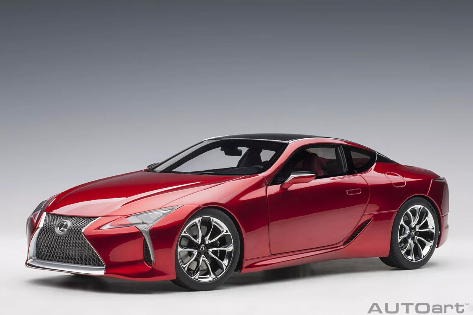 1:18 LEXUS LC 500 (RADIANT RED METALLIC/DARK ROSE INTERIOR 1:18 LEXUS LC 500 (RADIANT RED METALLIC/DARK ROSE INTERIOR