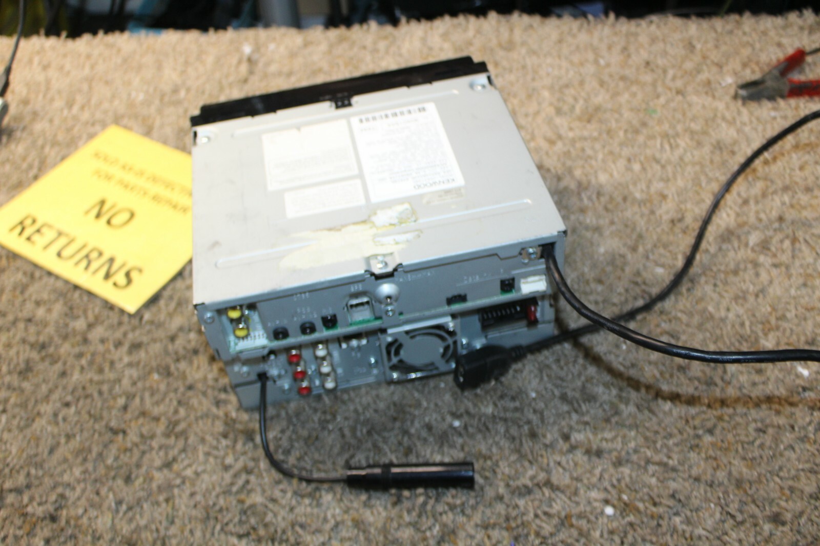 Kenwood DNX570HD 6.1 inch Car DVD Player and Garmin for parts 18347