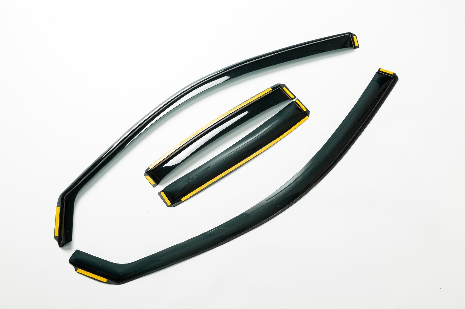 FRONT AND REAR 4PCS WIND RAIN DEFLECTORS SHIELD FOR MERCEDES C CLASS