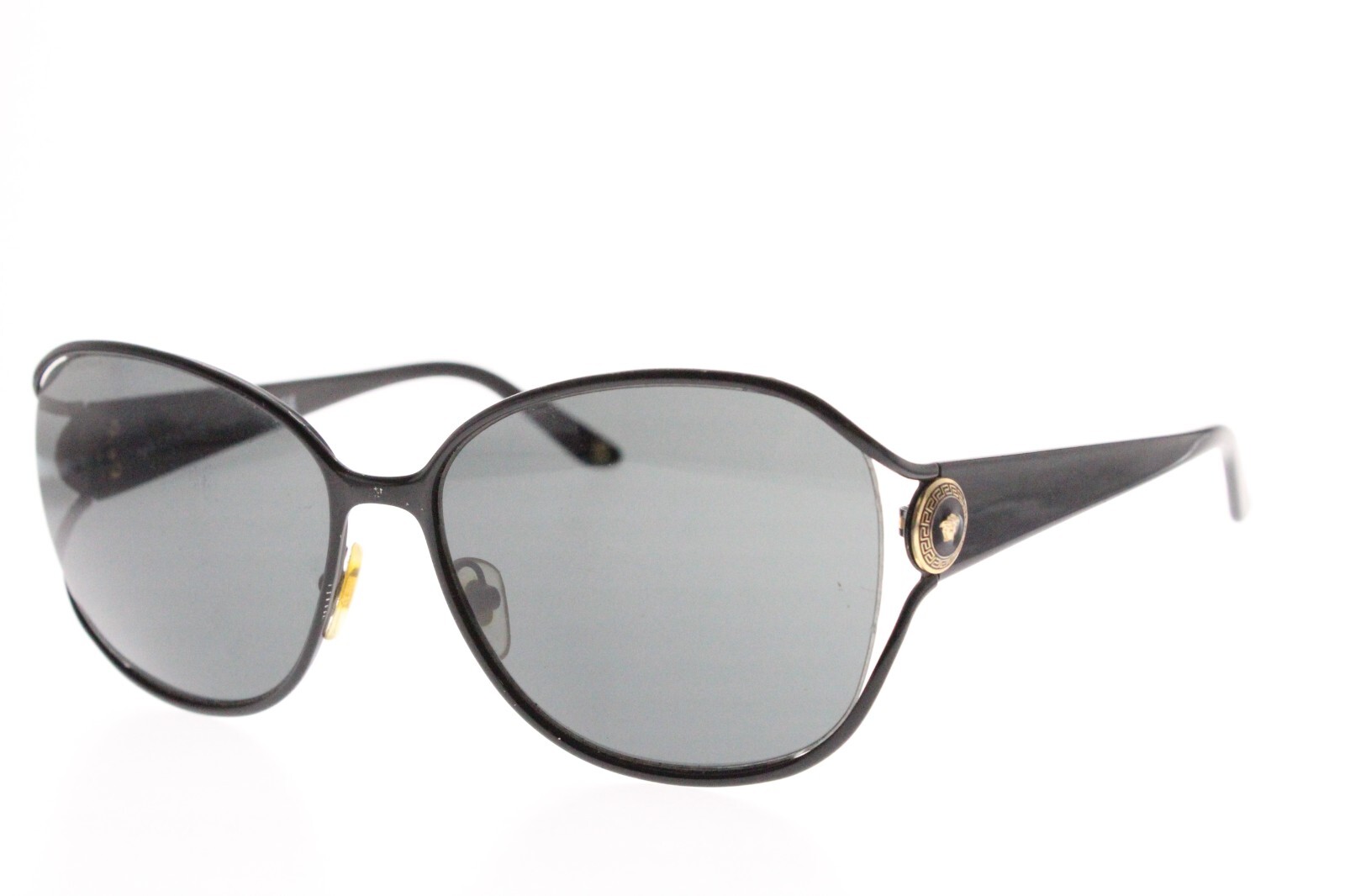 VERSACE 2137 1009/87 Size 58/16-130 Italy Black Gold Medusa