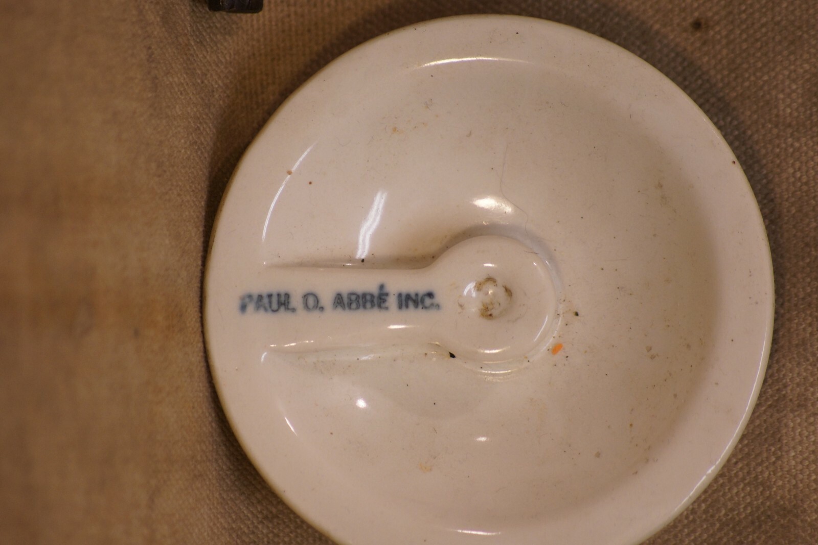 Antique Ceramic Paul O. Abbe Inc Locking Jar