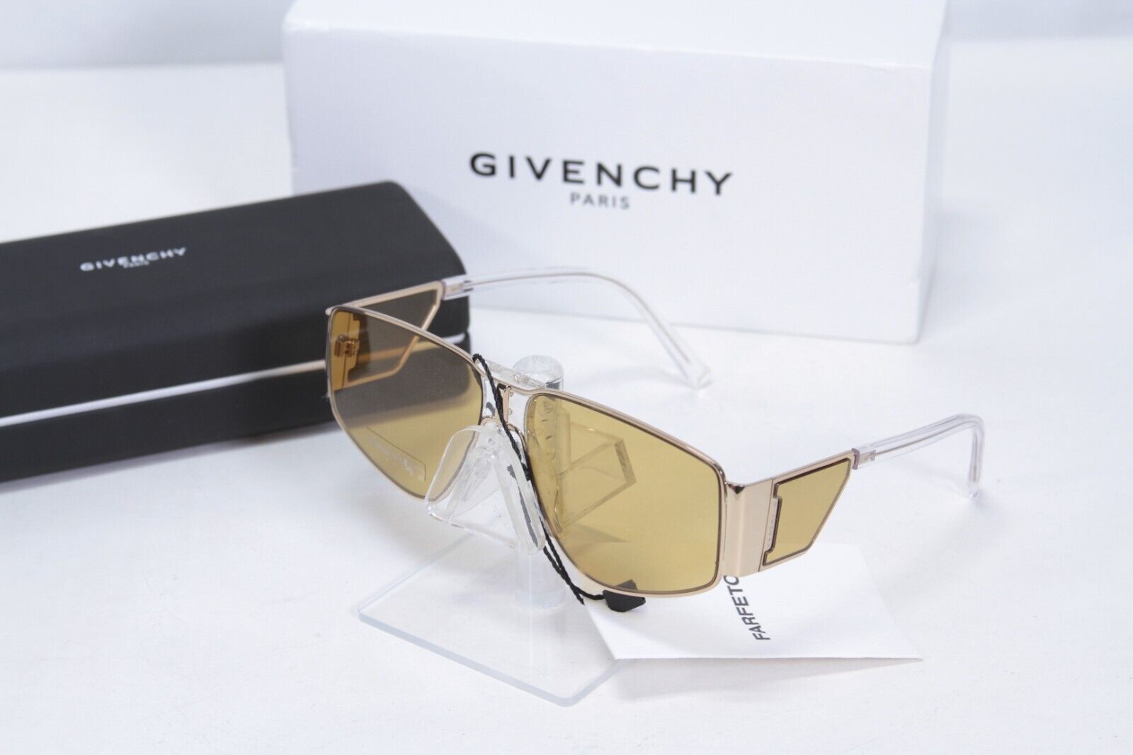 Givenchy Sunglasses Gold Yellow Clear GV7166/S DYG 7O 59/15 Givenchy Sunglasses Gold Yellow Clear GV7166/S DYG 7O 59/15