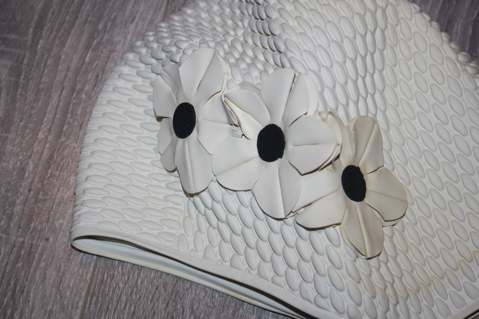 Sporti Floral Bubble Cap Swim Cap