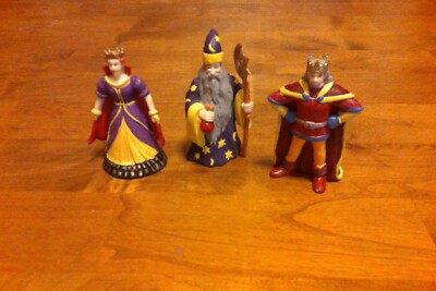 Early Learning Centre Medieval Royal Court- King, Queen, and Wizard Figures