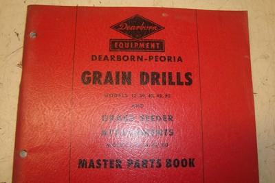 Dearborn Grain Drills Master Parts Book