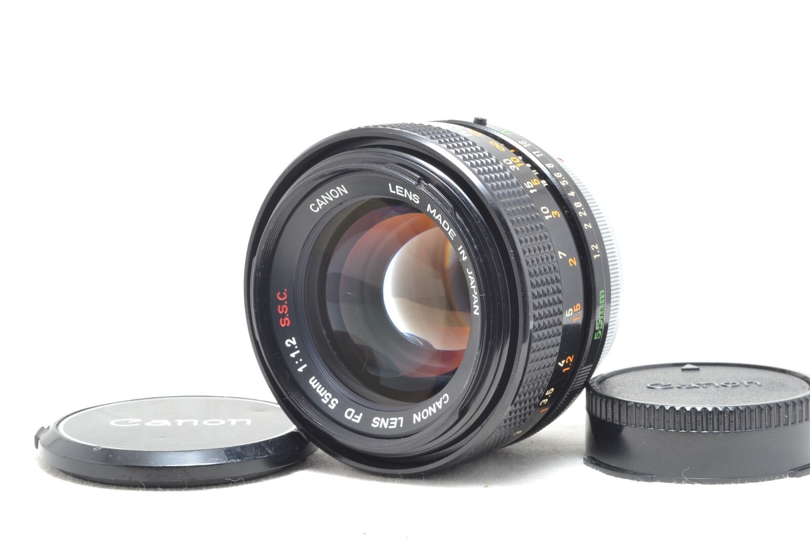 Canon FD 55mm f/1.2 レンズ Near Mint] Canon FD 55mm f/1.2 S.S.C. MF Standard Prime Lens