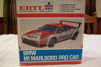 ERTL 124 scale quotBMW M1 MARLBORO PRO CAR 40Rare41