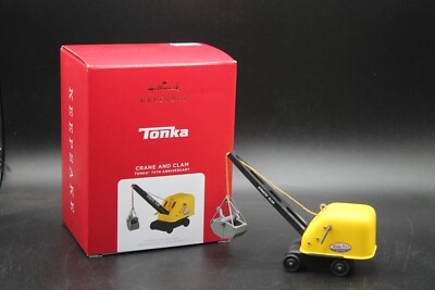 Hallmark Christmas Ornament Tonka Crane and Clam 75th Anni NIB PT12