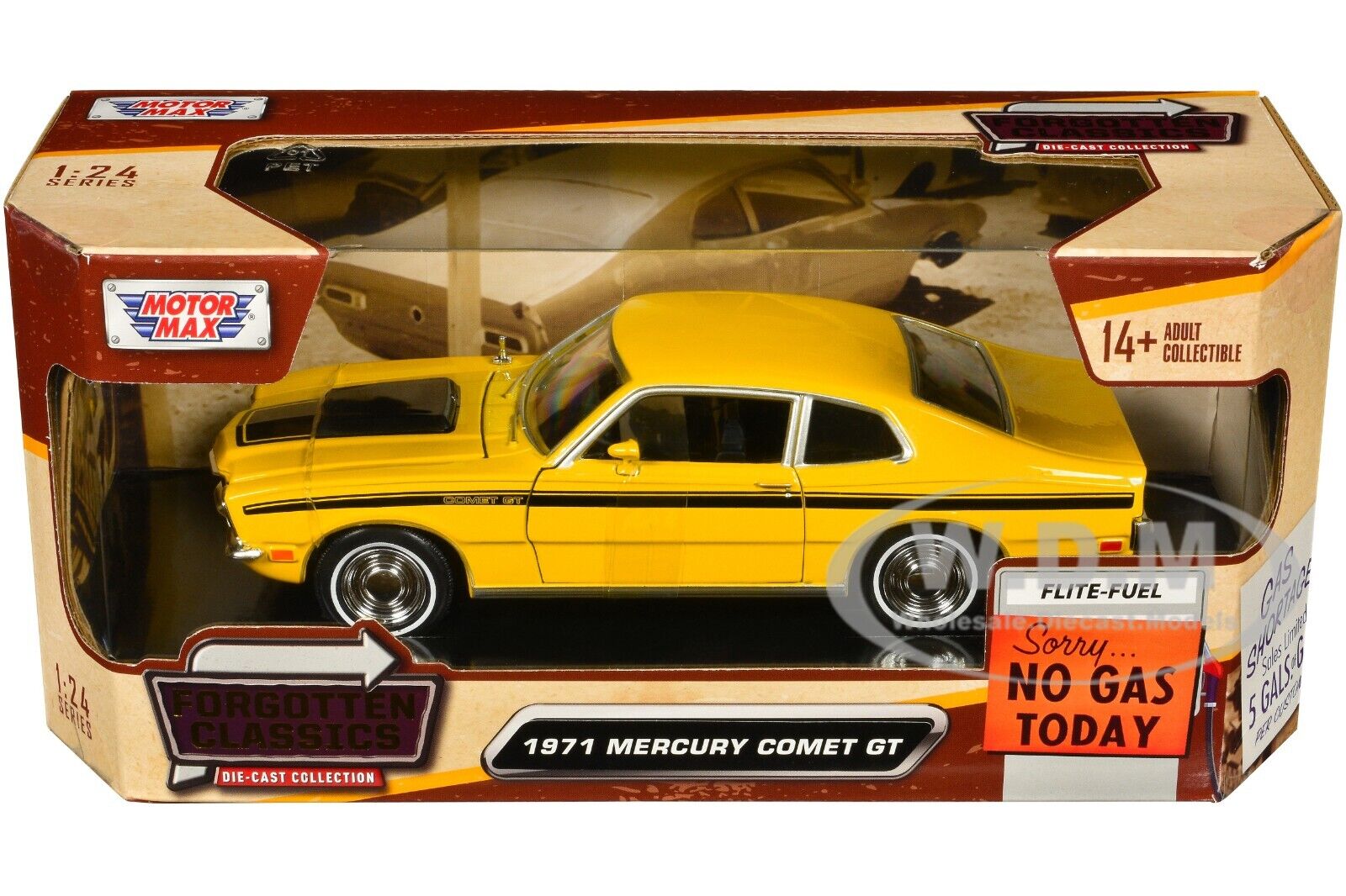 1971 MERCURY COMET GT YELLOW 1971 MERCURY COMET GT YELLOW