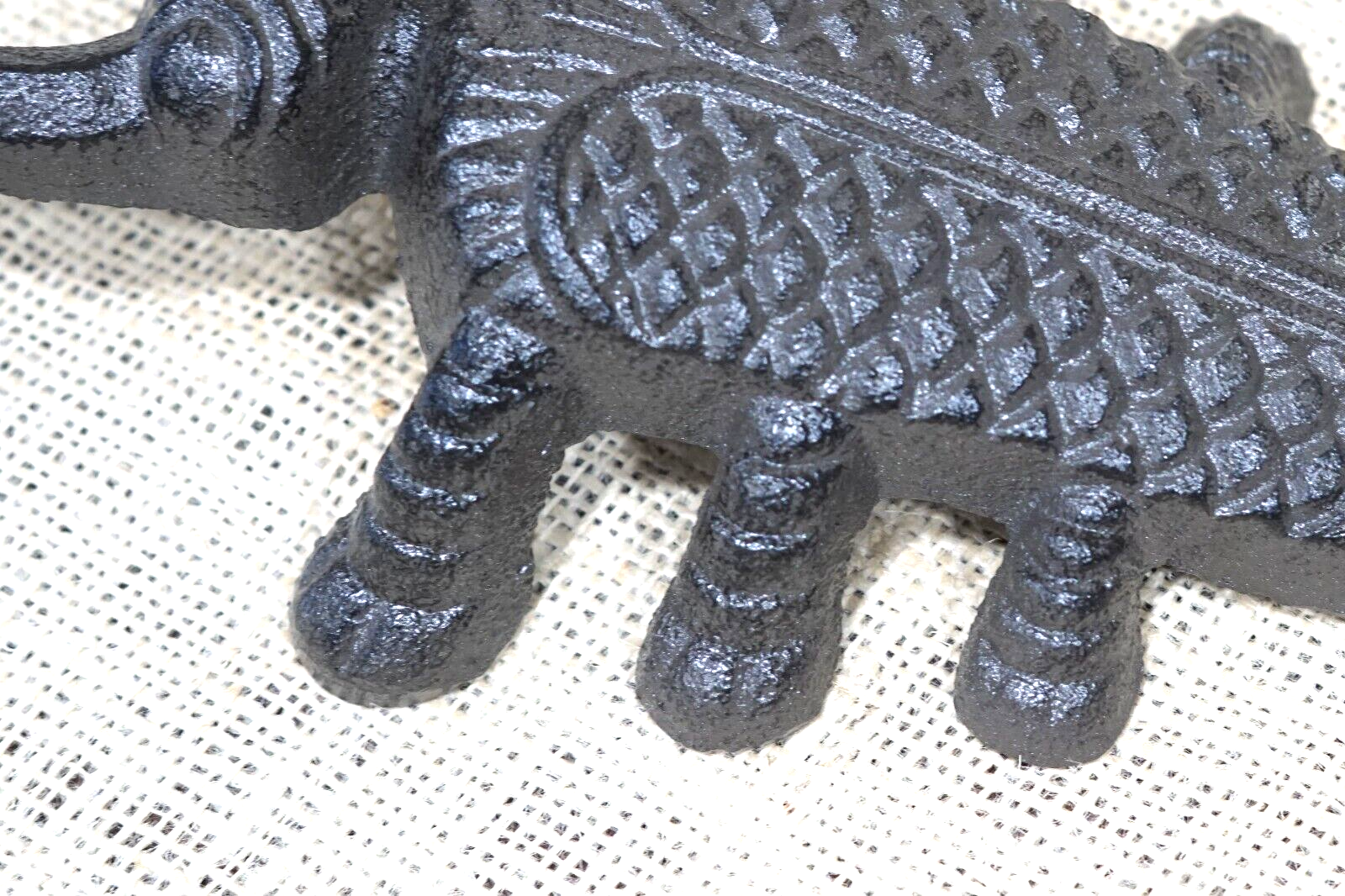 Cast Iron Bug Beetle Figural Boot Jack Tool  Shoe Horn Bootjack Farm Mud Room