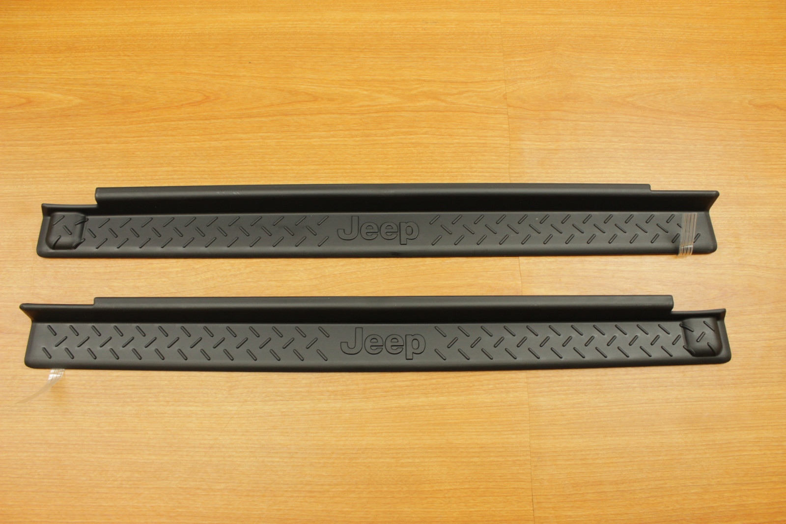 20072018 Jeep Wrangler JK 4Door Sill Guards Black Plastic Mopar OEM