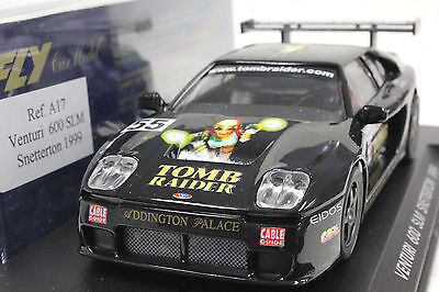 FLY A17 VENTURI 600 SLM TOMB RAIDER SNETTERTON 1999 1/32 SLOT CAR