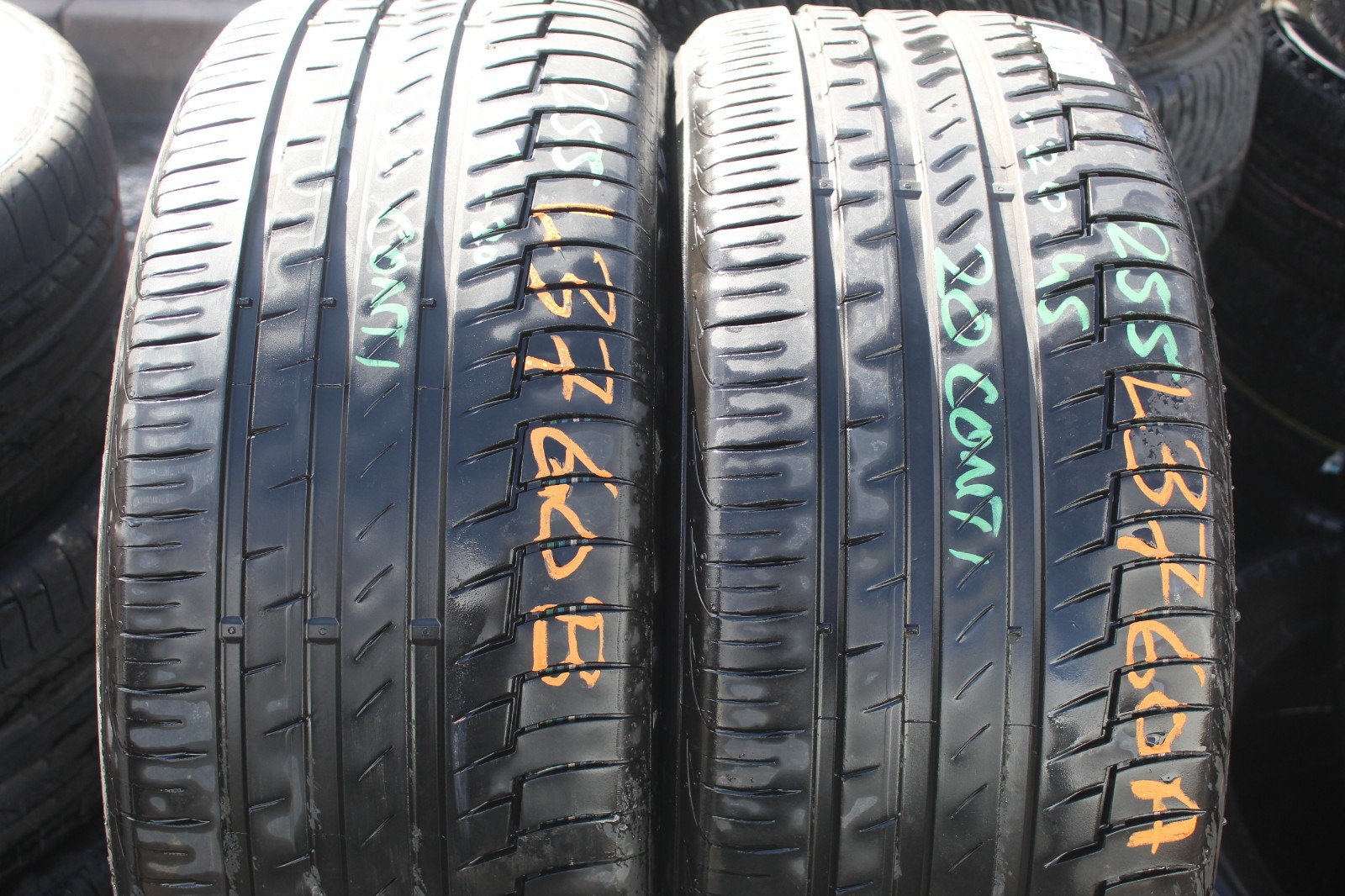 255 45 20 Continental, PC 6, XL, 105Y, x2 A Pair 6.0mm (F1_tyres) L3760