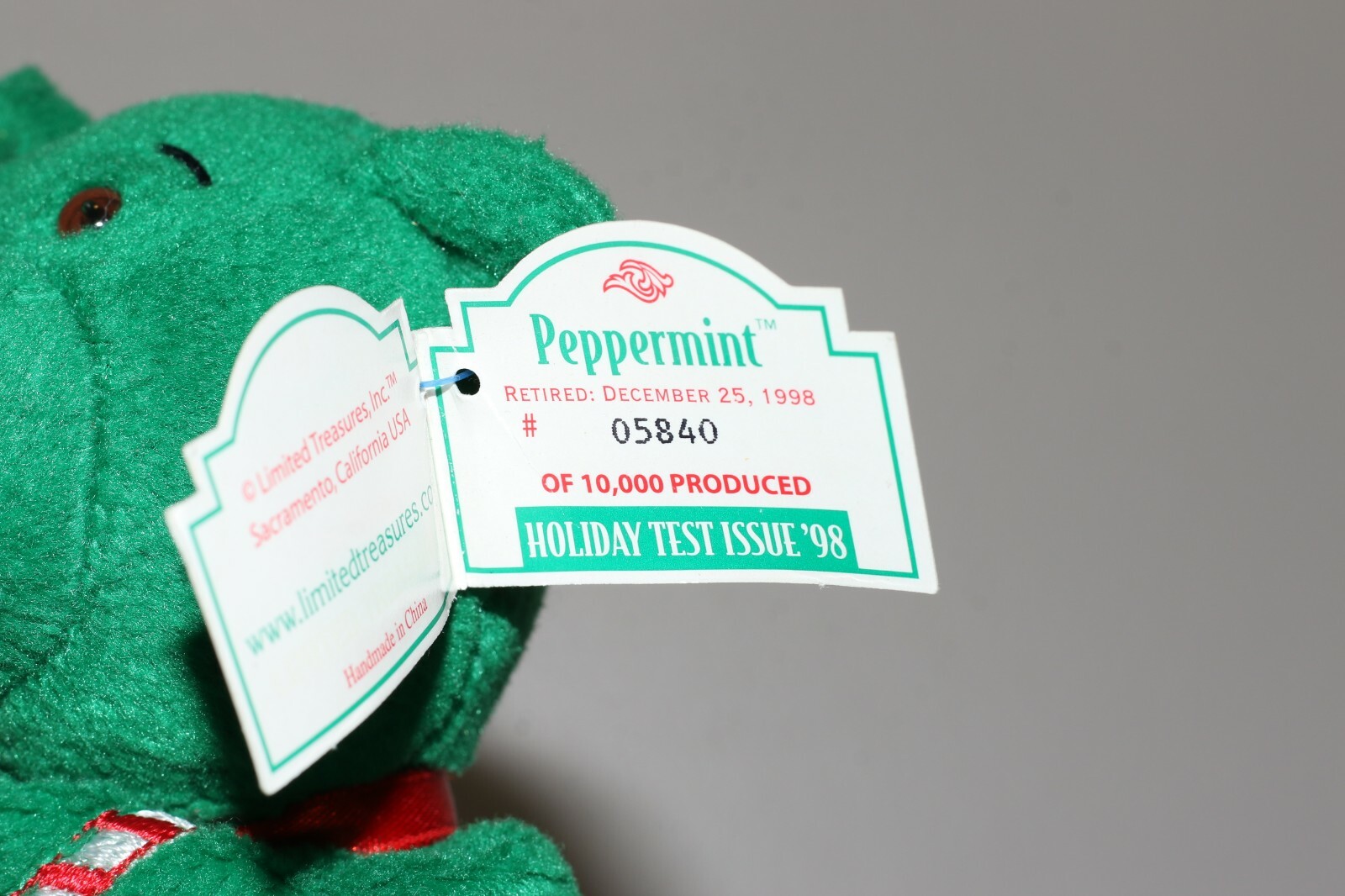 Limited Treasures - Holiday Edition - Green - Peppermint Bear