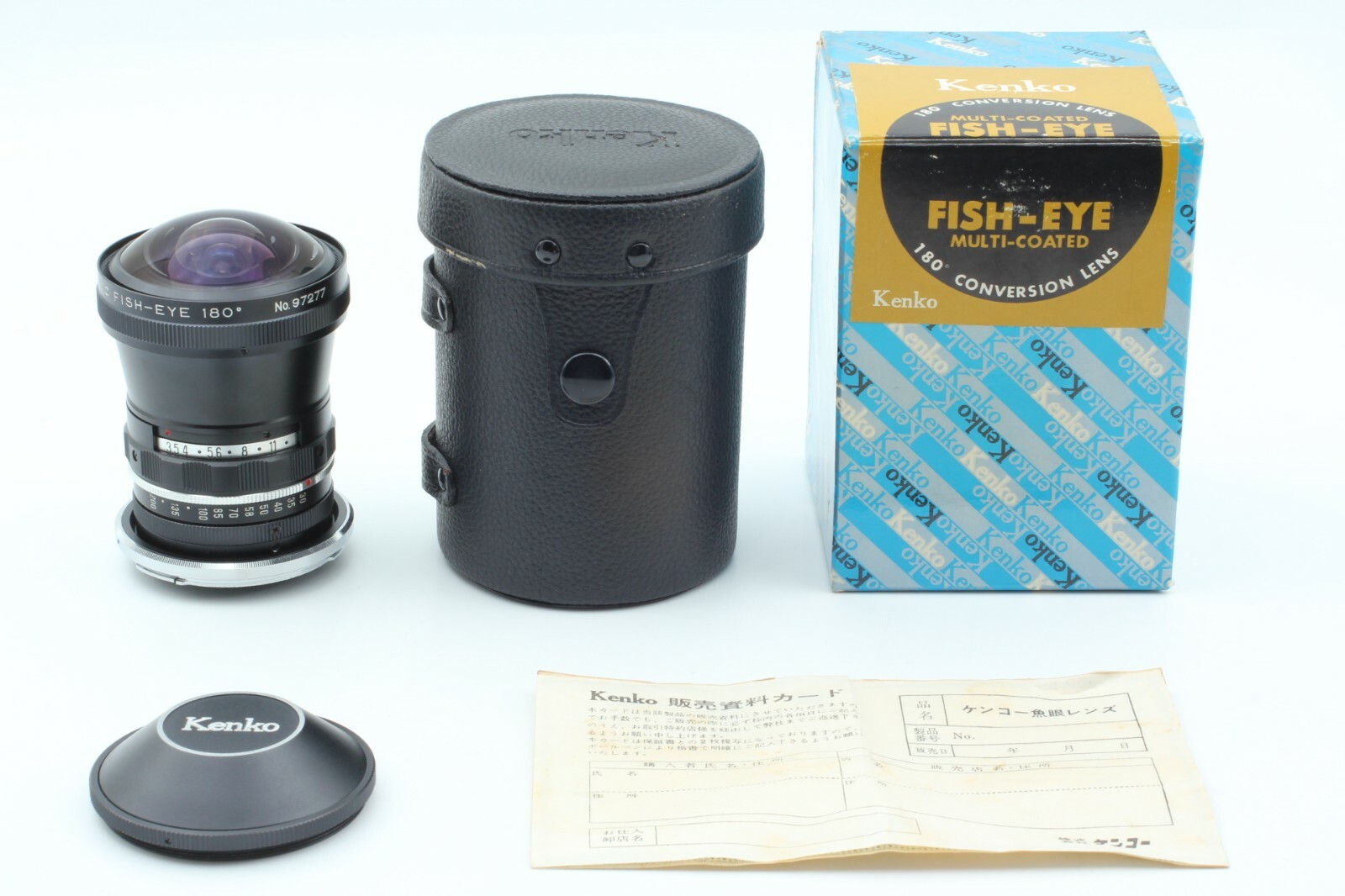 ★美品★ ケンコー Kenko Fish-Eye 180° #19576 Vintage Kenko Fish Eye 180 Japan Lens + Case | eBay