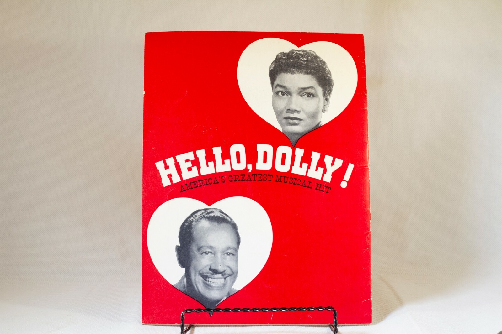 Hello Dolly Musical Program Guide, Cover Cab Calloway Jerry Herman 1968  Rare